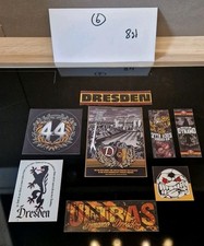 Dynamo Dresden Aufkleber - Sticker 8 Stück " Ultras" 2.Bundesliga Neu