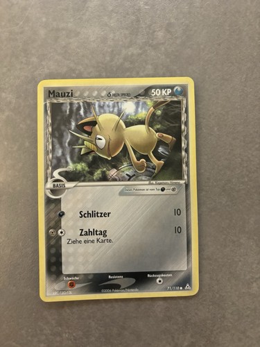 Pokemon mauzi 110 pokémon - mauzi, 71/110