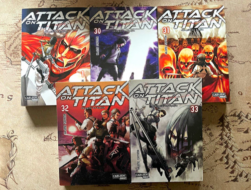 Attack titan manga - on,