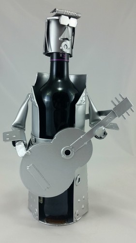 Weinflaschenhalter gitarrist - weinflaschenhalter,