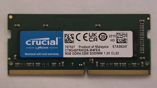 8gb crucial ddr4 3200mhz - 8gb,