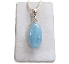 Aquamarin Cabochon Anhänger