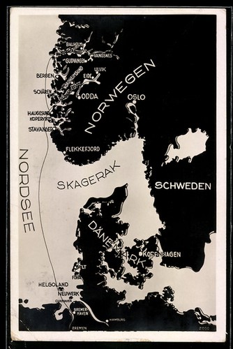 Norwegen skagerrak und - ak,