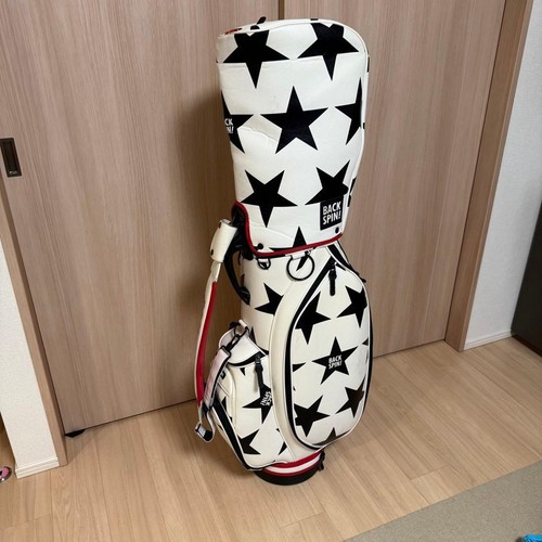 Back spin white cart bag - spin,