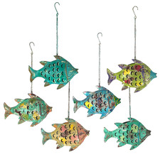 Metallfigur fisch als - metallfigur,