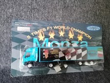Schumacher Michael mini Werbetruck, Iveco Stralis blaue SZ Maschine 1:87 in OVP