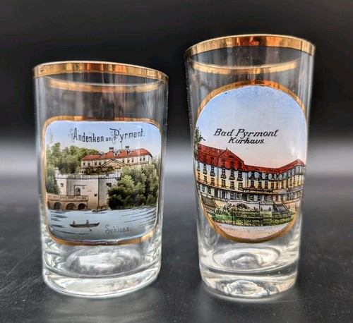 Altes glas bierglas andenken - altes,