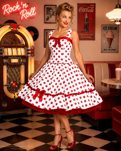 Tanzkleid der 50er korsage - tanzkleid,
