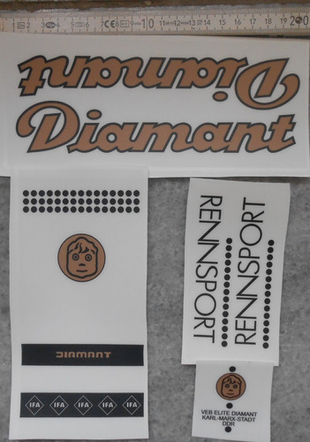Aufklebersatz,DIAMANT,Fahrrad