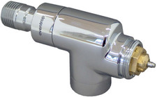 Oventrop Ventilunterteil Baureihe E 1/2" Vorlauf-Axial verchromt M30 x 1.5