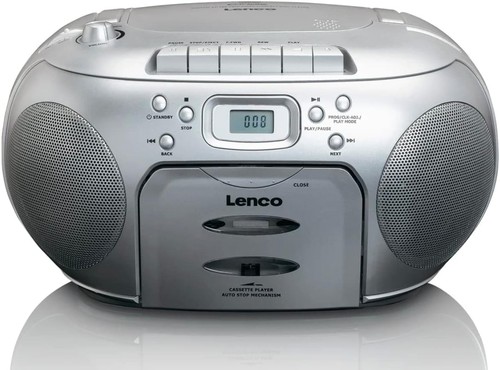 Lenco scd 420 silver tragbares - lenco, scd-420