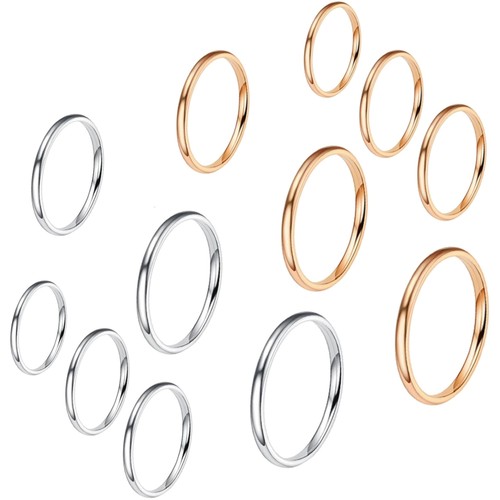 Edelstahl ringe stapelbare - ringe,