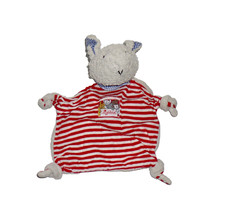 Sigikid Schmusetuch Schnuffeltuch Kuscheltuch Hase / Hund blau rot weiß beige