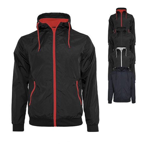 Winddichte jacke mit kapuze - jacke,