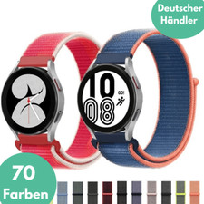Nylon Armband für Samsung Galaxy Watch 7 20mm 22mm Ersatzband Sport