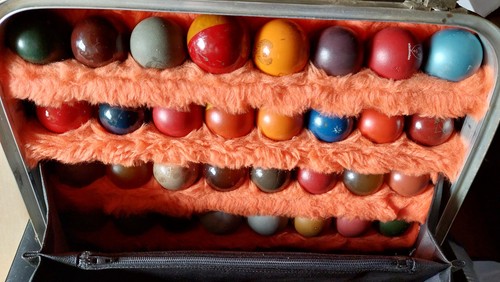 Minigolfbälle mit koffer - minigolfbälle,