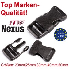 Steckschnalle-Steckschließe-Gurtband-Schnalle "ESR" 20mm|25mm|30mm|40mm|50mm