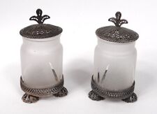 Paar Kleine Flaschen Kristall