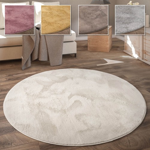 Teppich rund fellteppich - teppich,