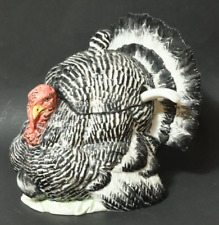 Figürliche Suppenterrine Terrine Deckeltopf Topf Truthahn Pute Dose Deckeldose