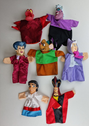 Vintage disney handpuppen set - handpuppen,