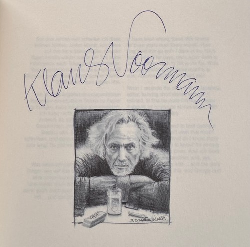 Klaus voormann signed book - klaus,