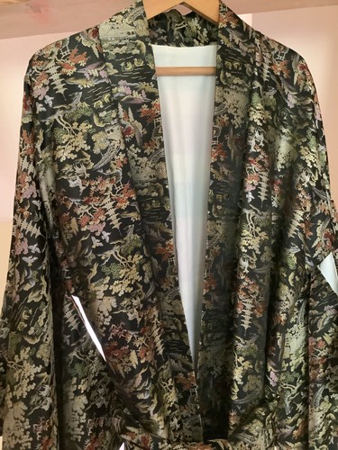 Vintage kimono voller länge - vintage,