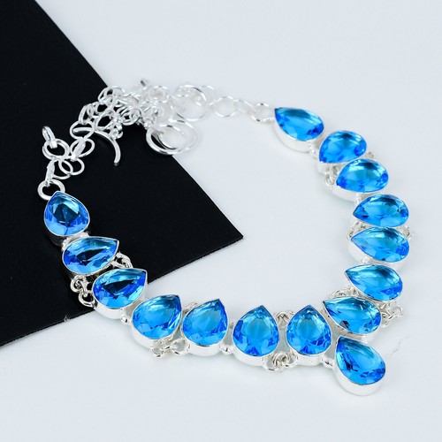 Schöne blaue topas edelstein - schöne,