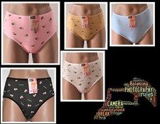 5 Stück DAMEN SLIP Unterhose SCHLÜPFER- 95% Baumwolle Größe 40/42 - 48/50