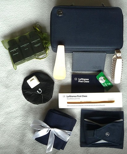Lufthansa first class amenity - lufthansa,