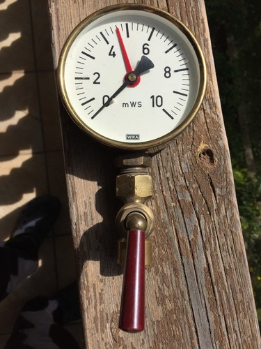 Messing manometer alt mit - manometer,
