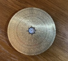 LO-Pan Feng Shui Kompass aus Metall + Holz Ø19,5