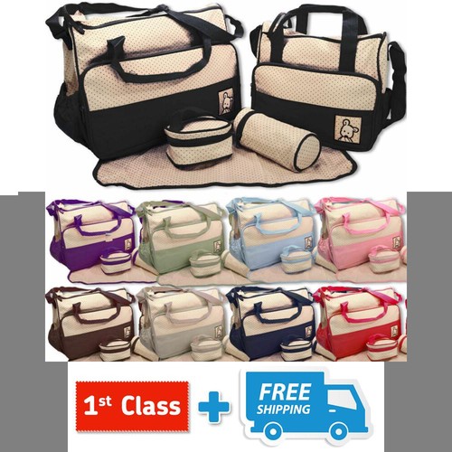 Baby wickeltasche set teilig - wickeltasche, 5-teilig