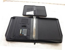 2x Konferenzmappe A4 + A5 schwarz Aktenmappe Businessmappe Schreibmappe ACN 