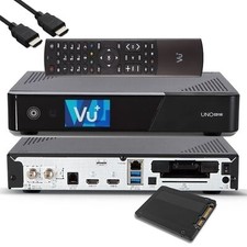 ►VU+ UNO 4K SE - UHD HDR 1xDVB-S2 FBC Sat Twin Tuner E2 Linux Receiver + 1TB SSD