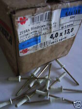 500 St.WÜRTH Blindnieten Flrk Alu 4,0 x 13,0 NEU Nieten