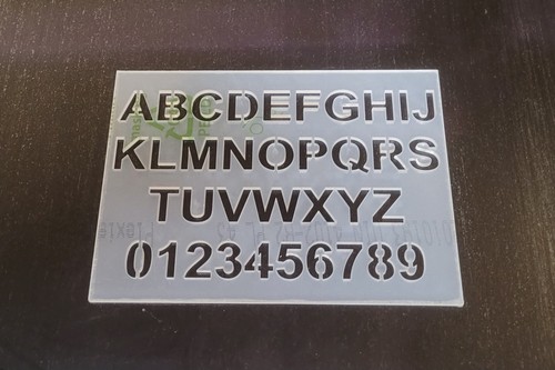 Schablone alphabet - schablone,