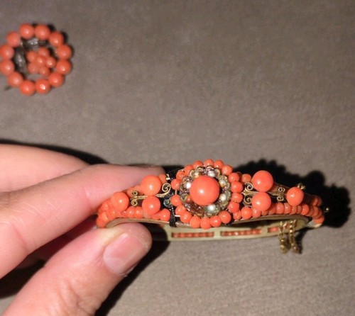 Altes antikes korallenschmuck - antikes,