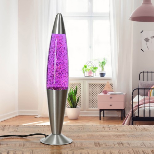 Lavalampe tischleuchte glitter - lavalampe,