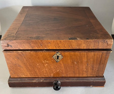Antik Holz Schmuck Kiste +