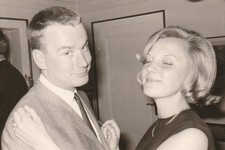 Vintage Foto Schöne blonde