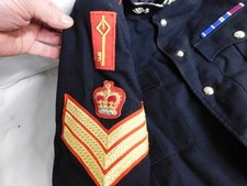 alte vintage brittish army gibralter uniform jacke gut zustand..kein helm