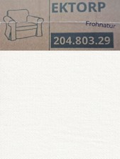 Ikea EKTORP Bezug Sessel Blekinge weiss 204.803.29 Wechselbezug NEU Wechselbezug