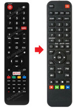 Ersatz Fernbedienung für Krüger&Matz KM0255UHD-S3 | KM0265UHD-S