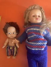 2x Emil Schwenk Puppe - E. S. Puppe - 60er Jahre 45cm 50/68? Geräusch/Stimme?