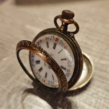 Antike Taschenuhr Damen Silber