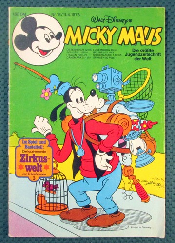 Micky maus 1978 heft 15 - 15, vom