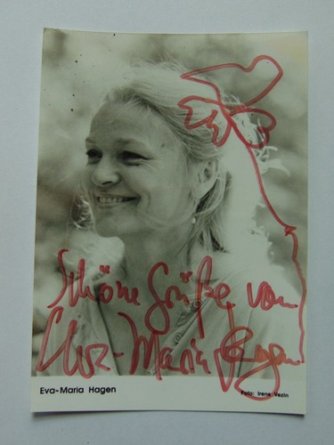 Autogrammkarte von eva maria - von, eva-maria