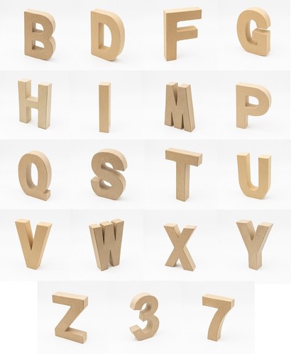 Pappmaché papp buchstaben - pappmaché,