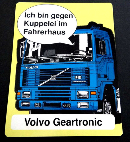 Werbe aufkleber volvo f12 - werbe-aufkleber,